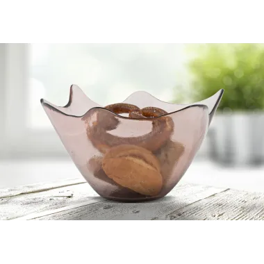 MISKA SZKŁO RECYCLINGOWE 30X18 cm MIN 2 (WYPRODUKOWANO W HISZPANII)